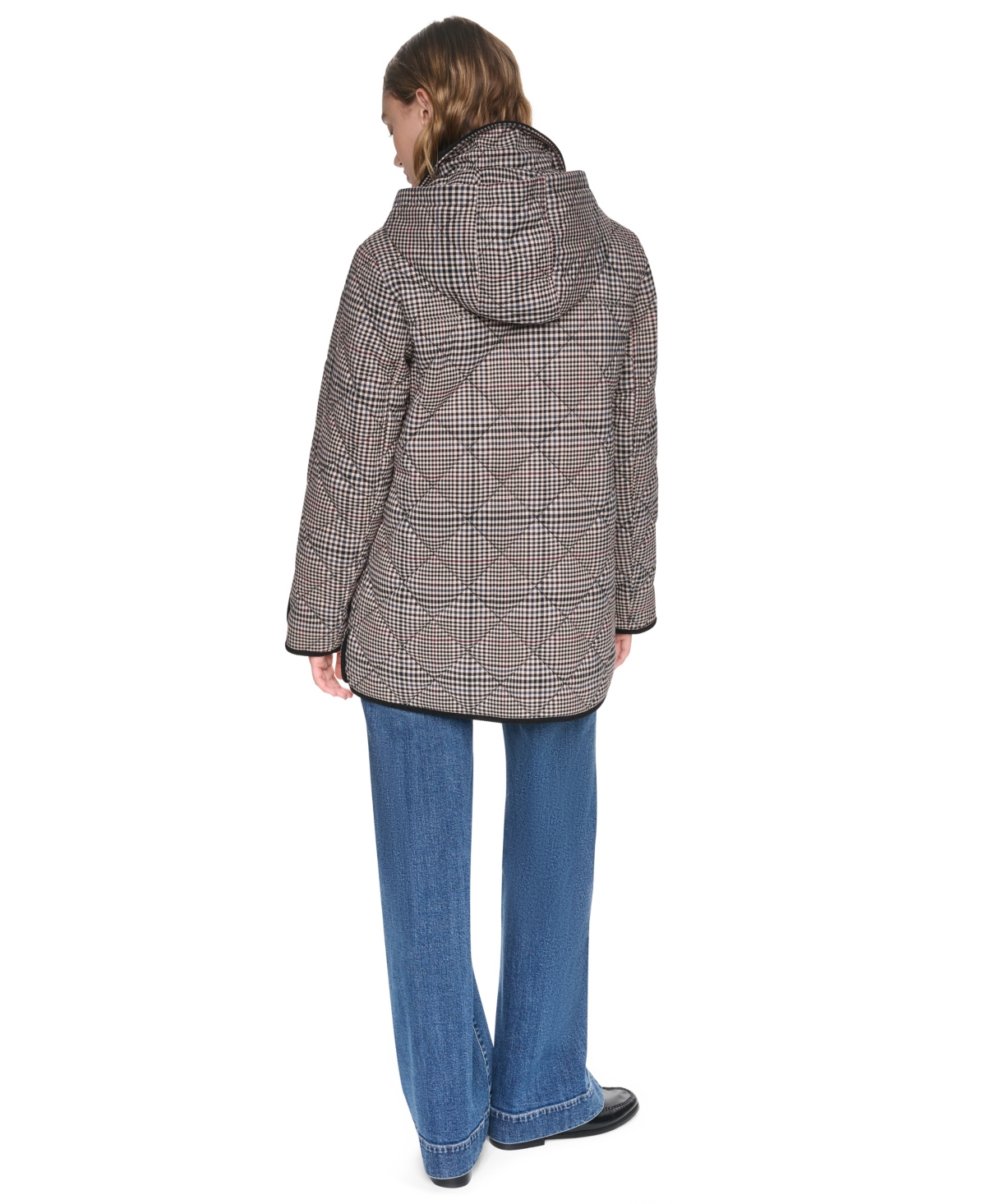 Dkny Women's Quilted Barn Coat