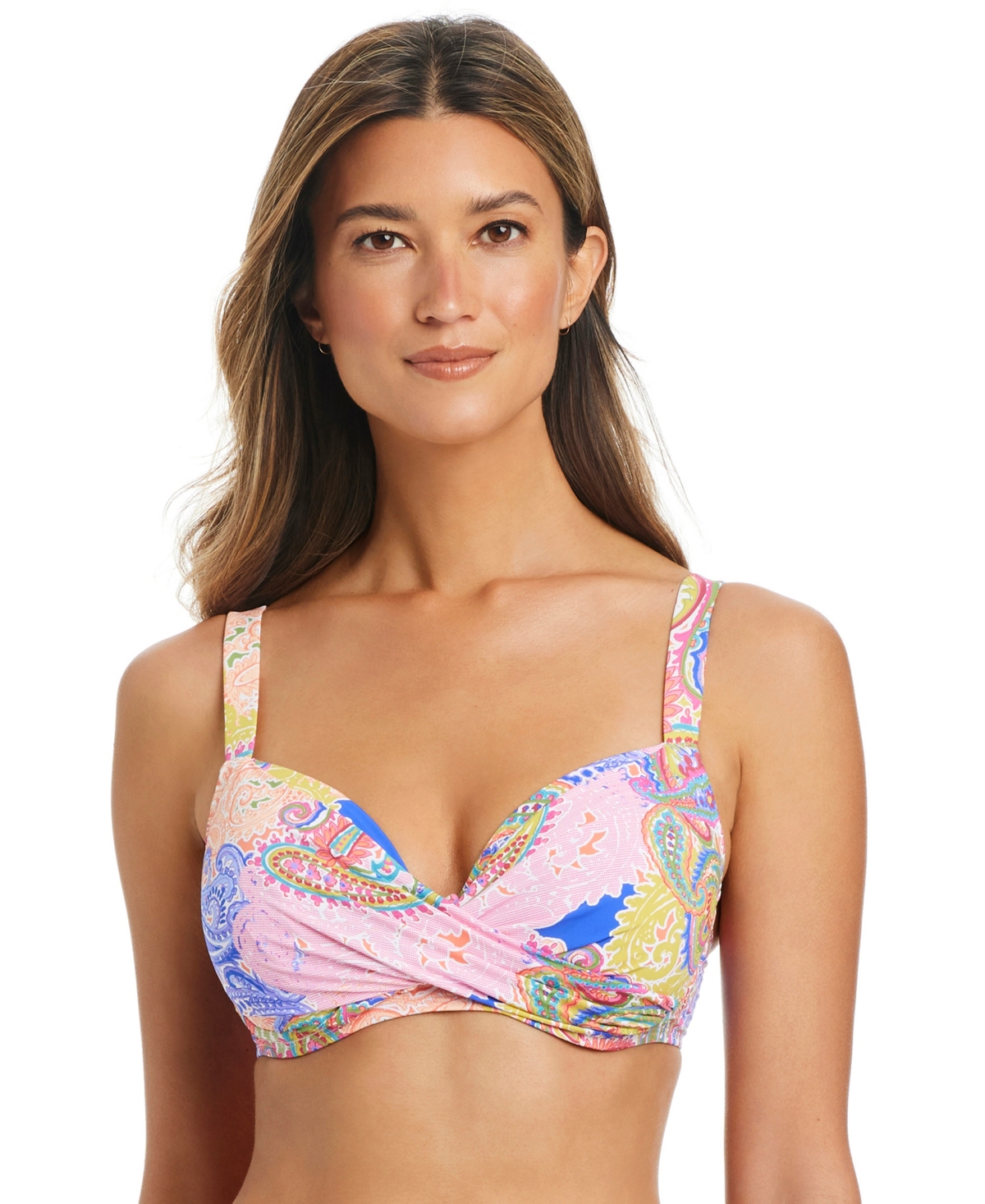 Bleu by Rod Beattie Women's Twist Front Underwire Bikini Top