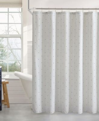 Ithaca Flag Stripe Printed Shower Curtain, 72" x 72"