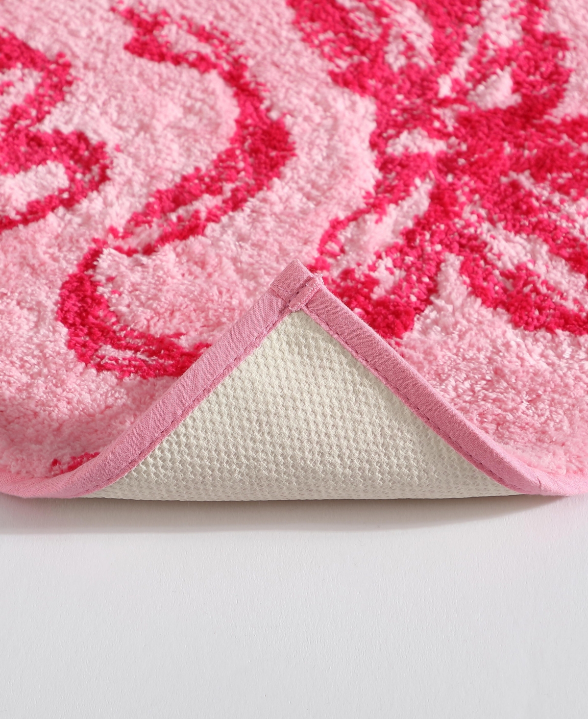 Betsey Johnson Ballet Bows Plush Bath Rug, 20" x 30"