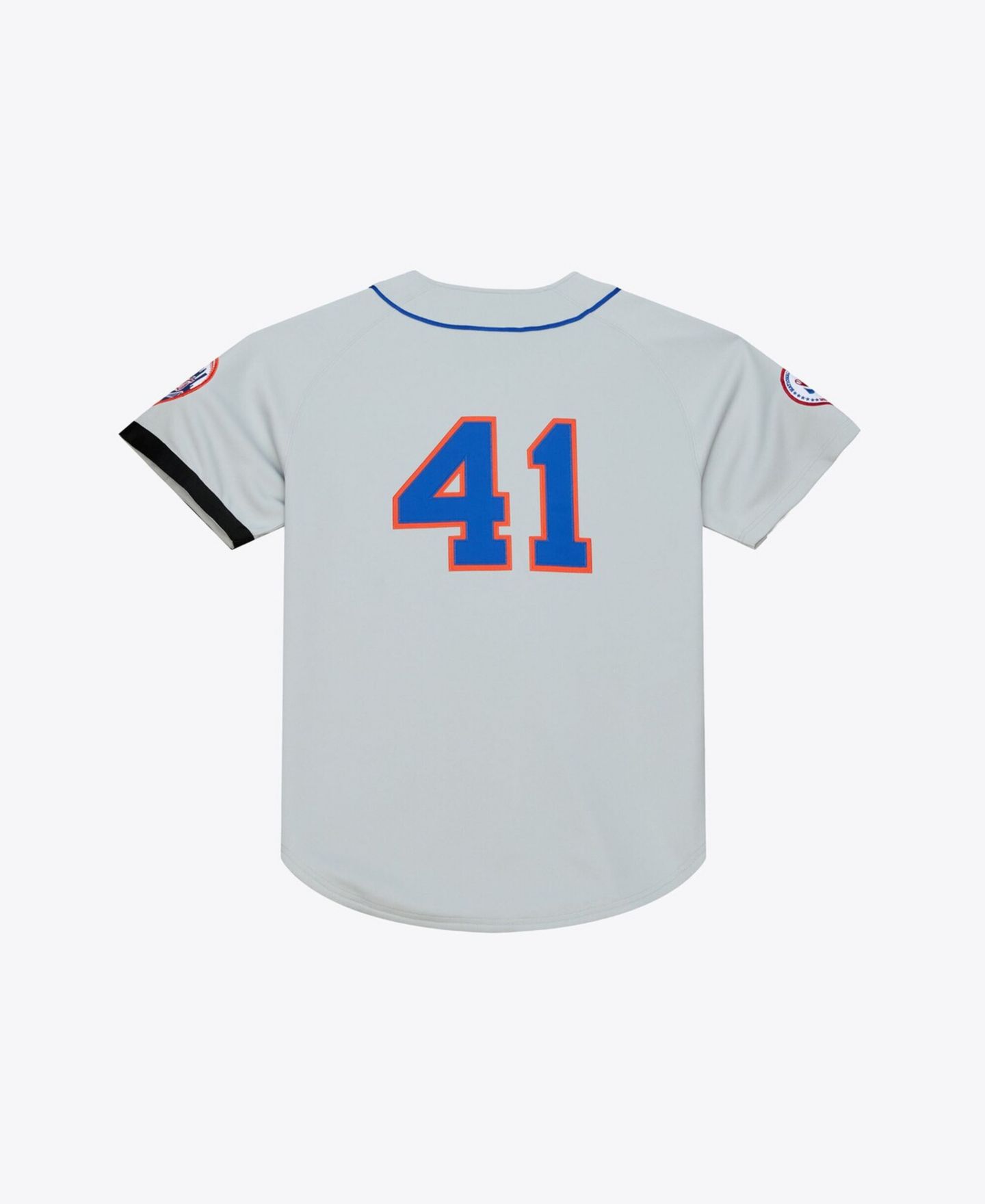 Мужской топ Mitchell & Ness Tom Seaver Gray New York Mets 1976 Authentic Jersey — фото 2