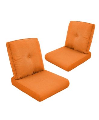 Outdoor Cushions for Patio Furniture,Outdoor Seat Cushion Set 22 x 25 x 4Inch,Waterproof and Fade Resistant Outdoor Chair Cushions,2 Pair