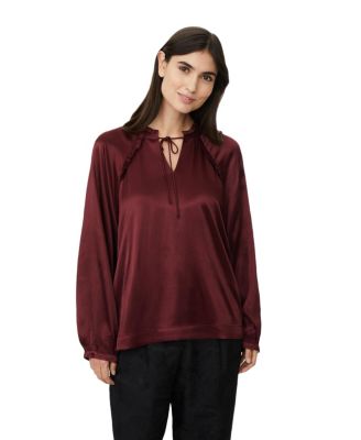 Women's Maberonix Tie Ruffle Neck Blouse
