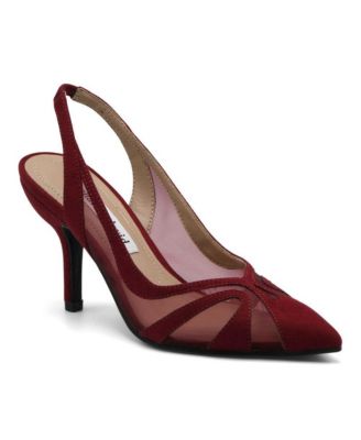 Womens Global Slingback Stiletto Dress Pump