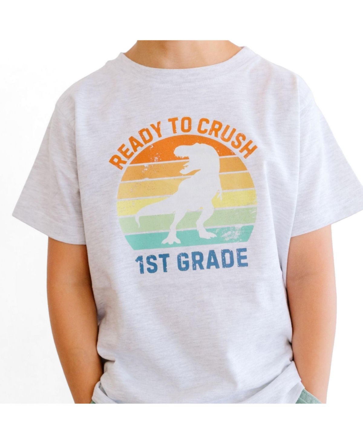 Sweet Wink Little Boys Ready to Crush First Grade Short Sleeve T-Shirt