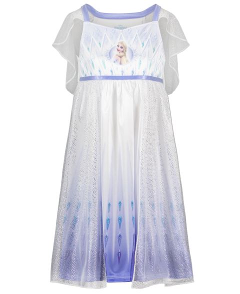 Платья Frozen Elsa Glitter Fantasy Gown для девочек-малышей, цвет: Белый / Синий