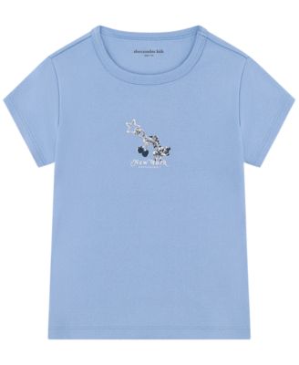 Boys' 5-16 Lace Trim Short-Sleeve T-Shirt