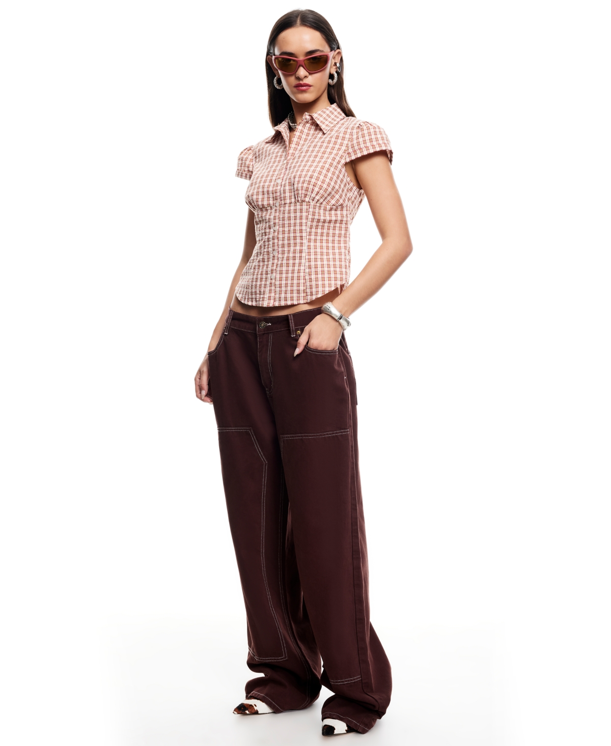 Lioness Women's Mon Cheri Short-Sleeve Blouse