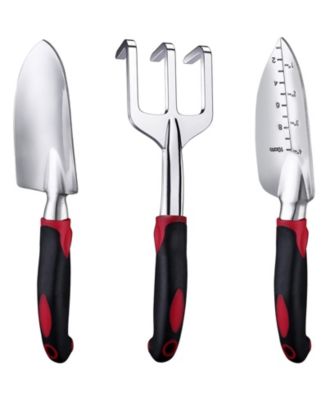 Garden Tools Set Aluminum Rubberized Handle Durable