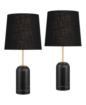 Daleti 25" High Marble Table Lamp Set of 2