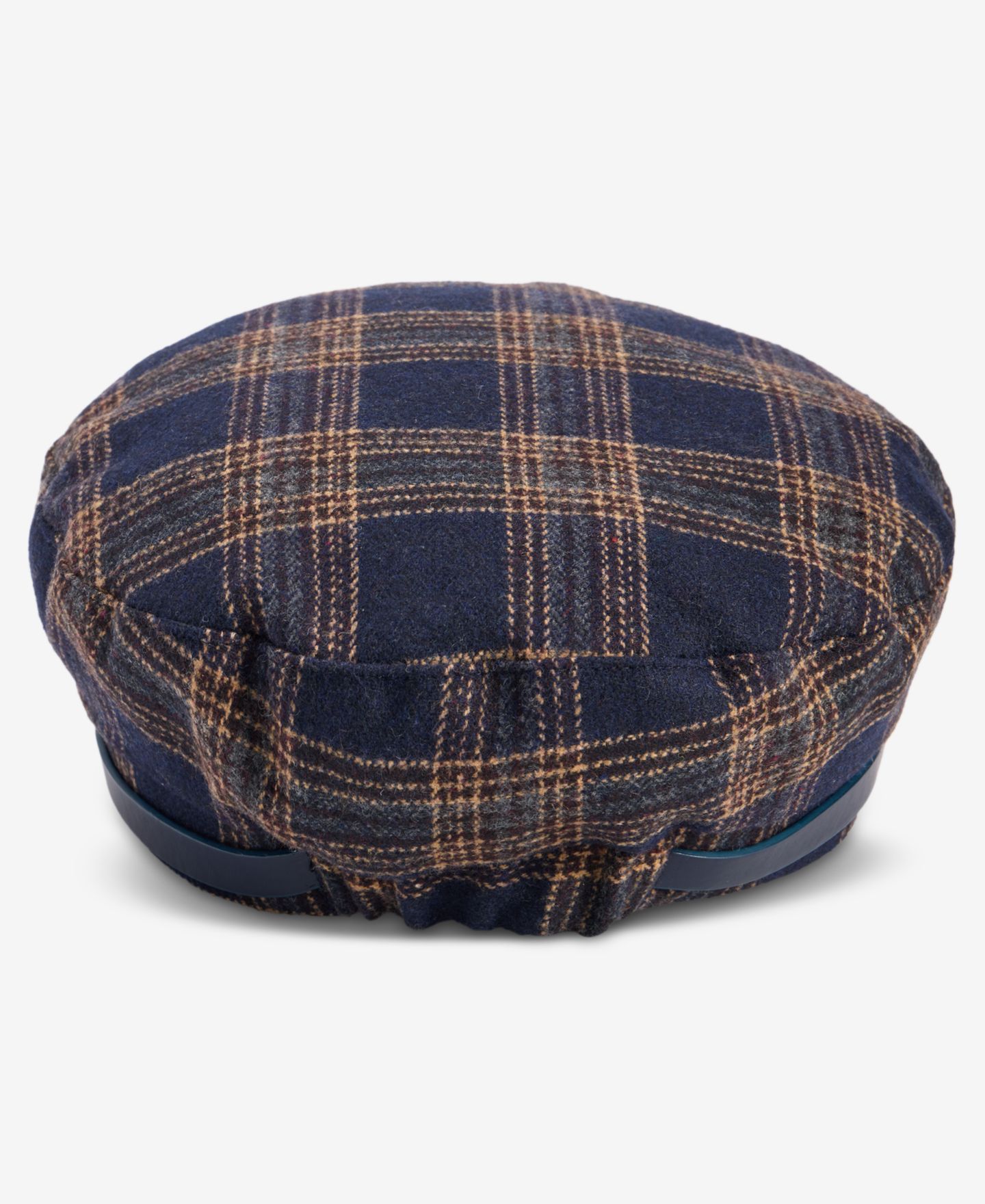 Женская кепка I.N.C. International Concepts Plaid Horsebit Conductor, цвет: Тёмно-синий — фото 2