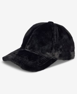 Faux Fur Baseball Cap