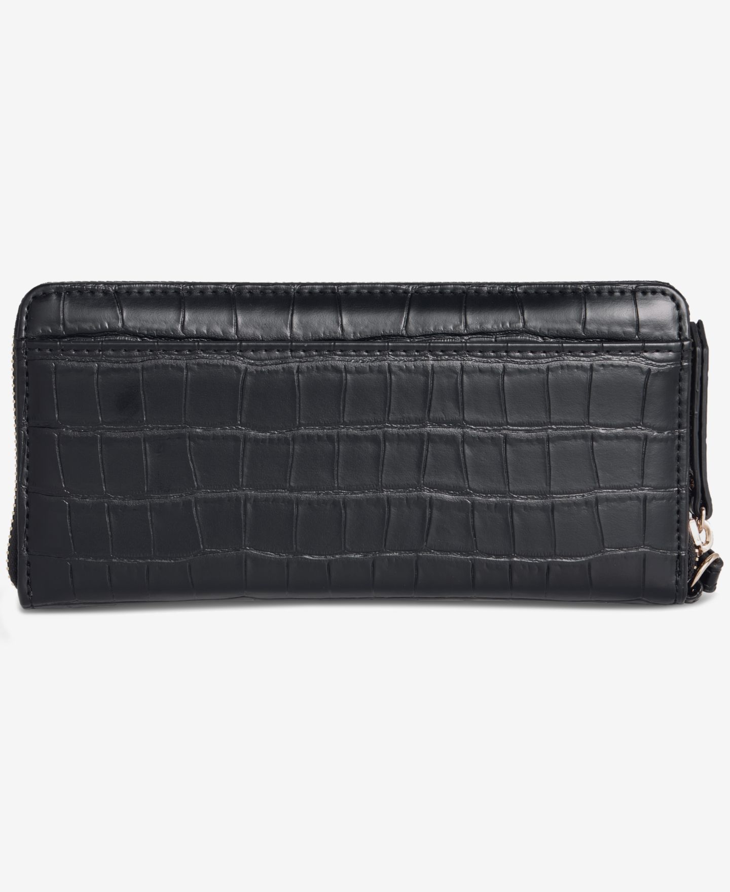 Женский кошелёк I.N.C. International Concepts Hazell Croco-Embossed Zip Around Wallet, цвет: Чёрный — фото 2
