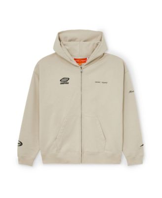 Men's Ashlam Zip Through Motorsport Embroidered Hoodie