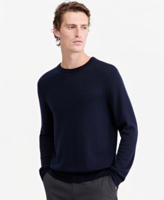 Men's Merino Wool Crewneck Sweater