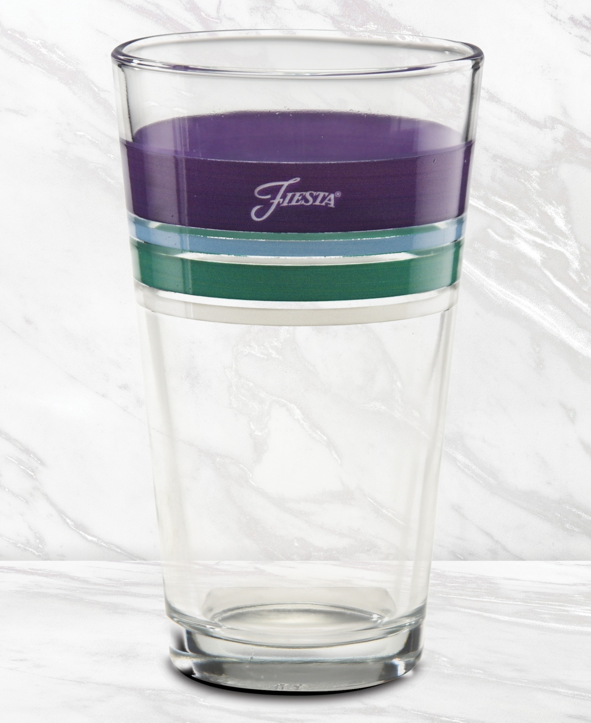Fiesta Lavender Bloom Tapered Cooler Glasses, Set of 6