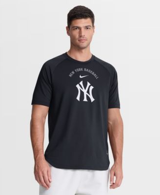 Men's Navy New York Yankees Authentic Collection Batting Practice Pre-Game Raglan Dri-FIT T -Shirt