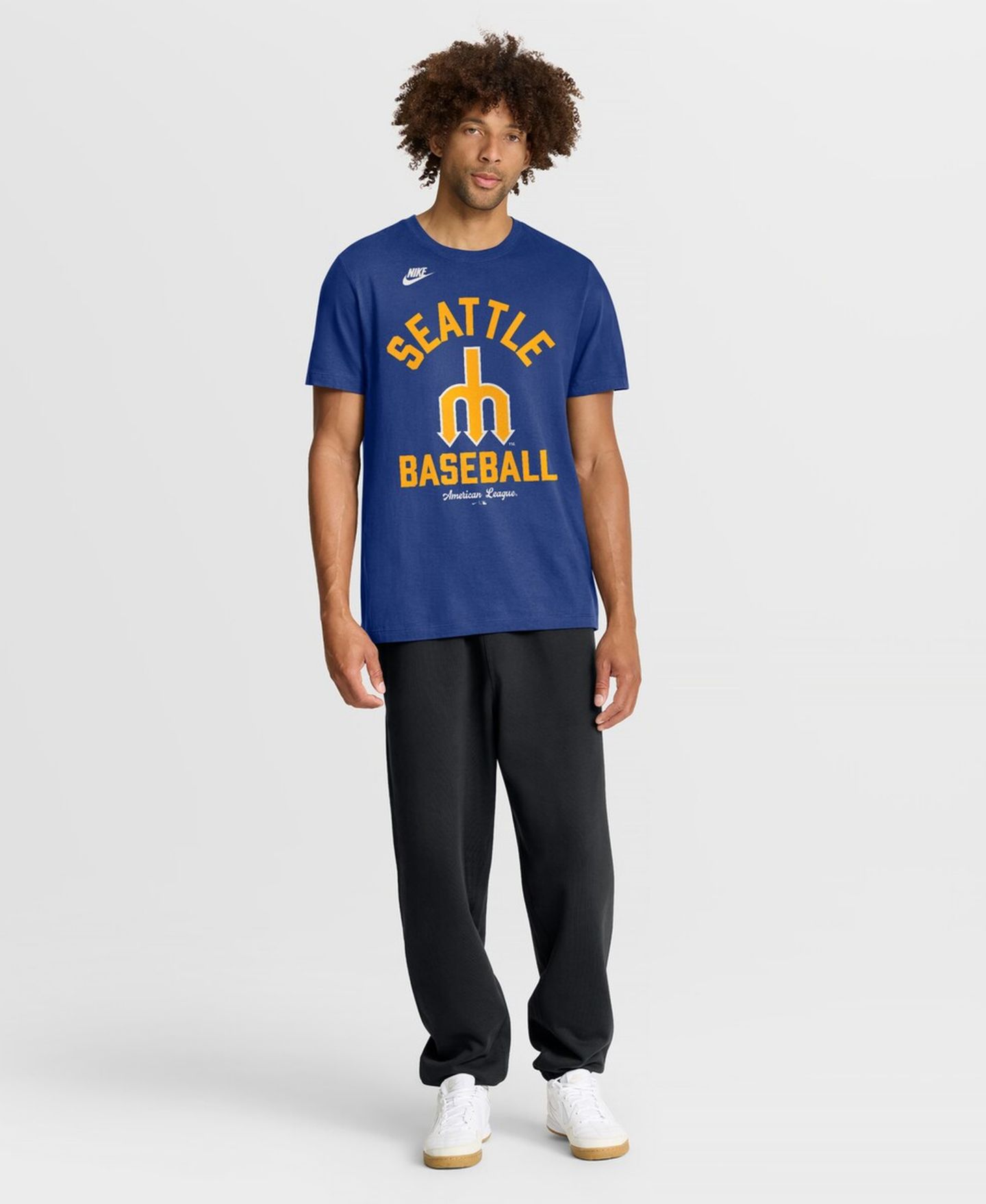 Мужская футболка Nike Royal Seattle Mariners Cooperstown Collection — фото 3