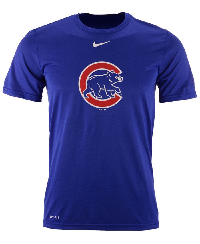 Nike Men's Chicago Cubs BP Logo Legend T-Shirt - Macy's
