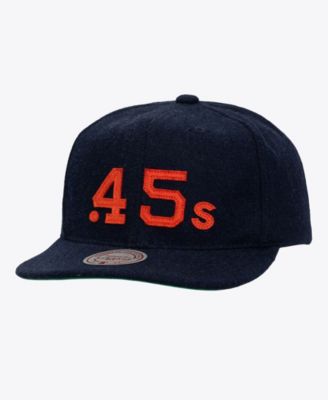 Men's and Women's Navy Houston Colt .45's Vintage Fit Melton Wool Adjustable Hat