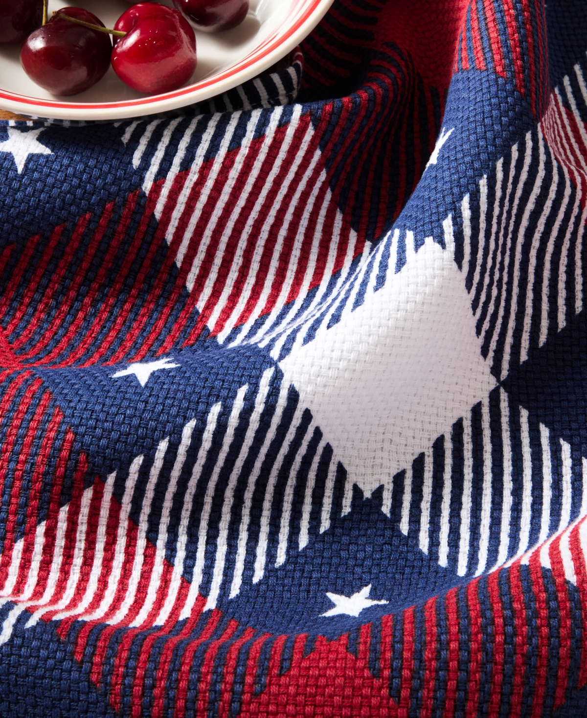 Town & Country Living Patriotic Plaid 4-Piece Kitchen Essentials Set