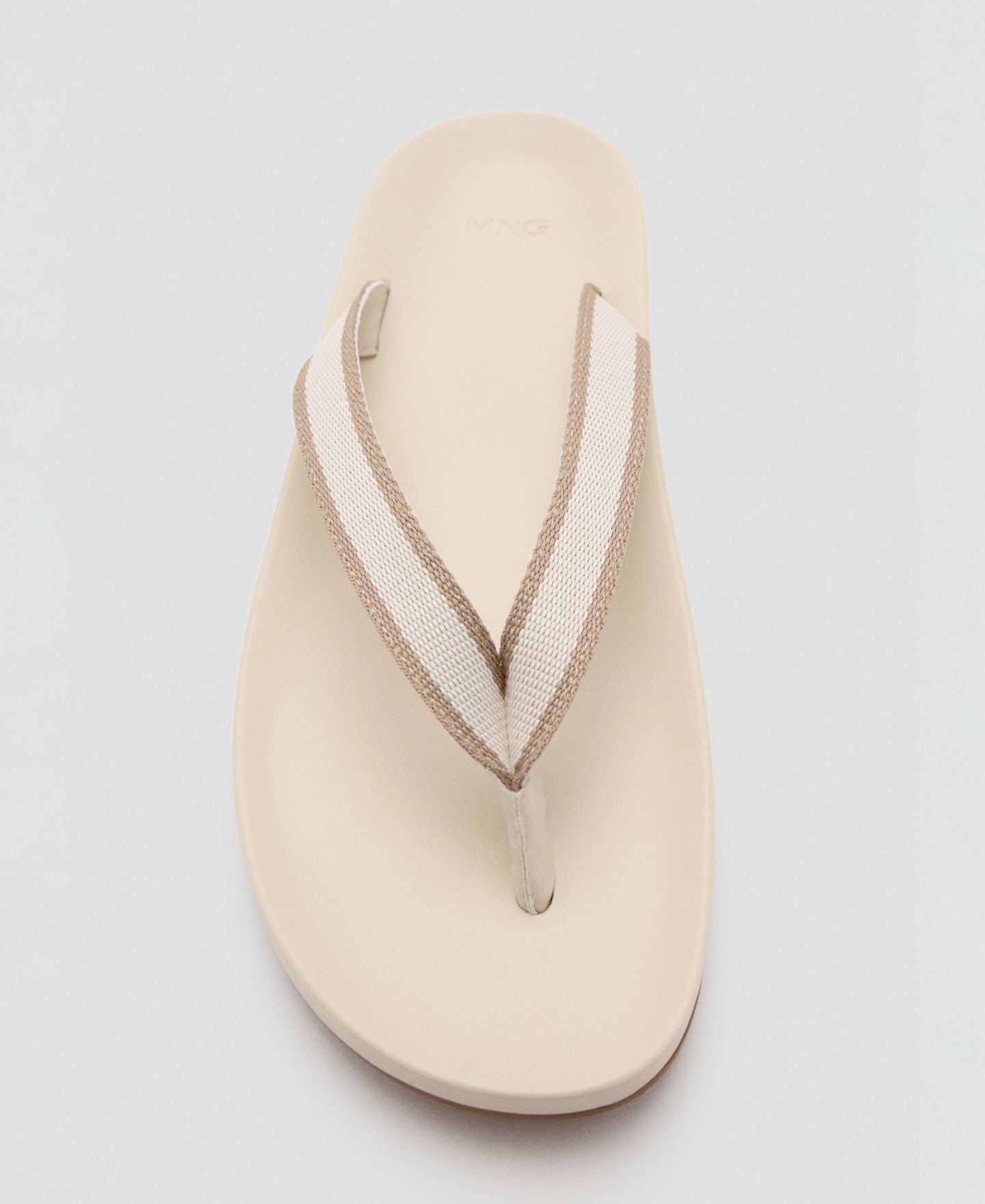 Мужские сандалии MANGO Strappy Beach, цвет: Белый — фото 3