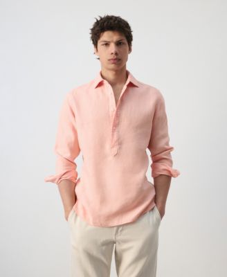 Men's Linen Relaxed Fit Shirt
