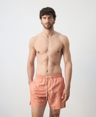 Men's Floral Print Swim Trunks
