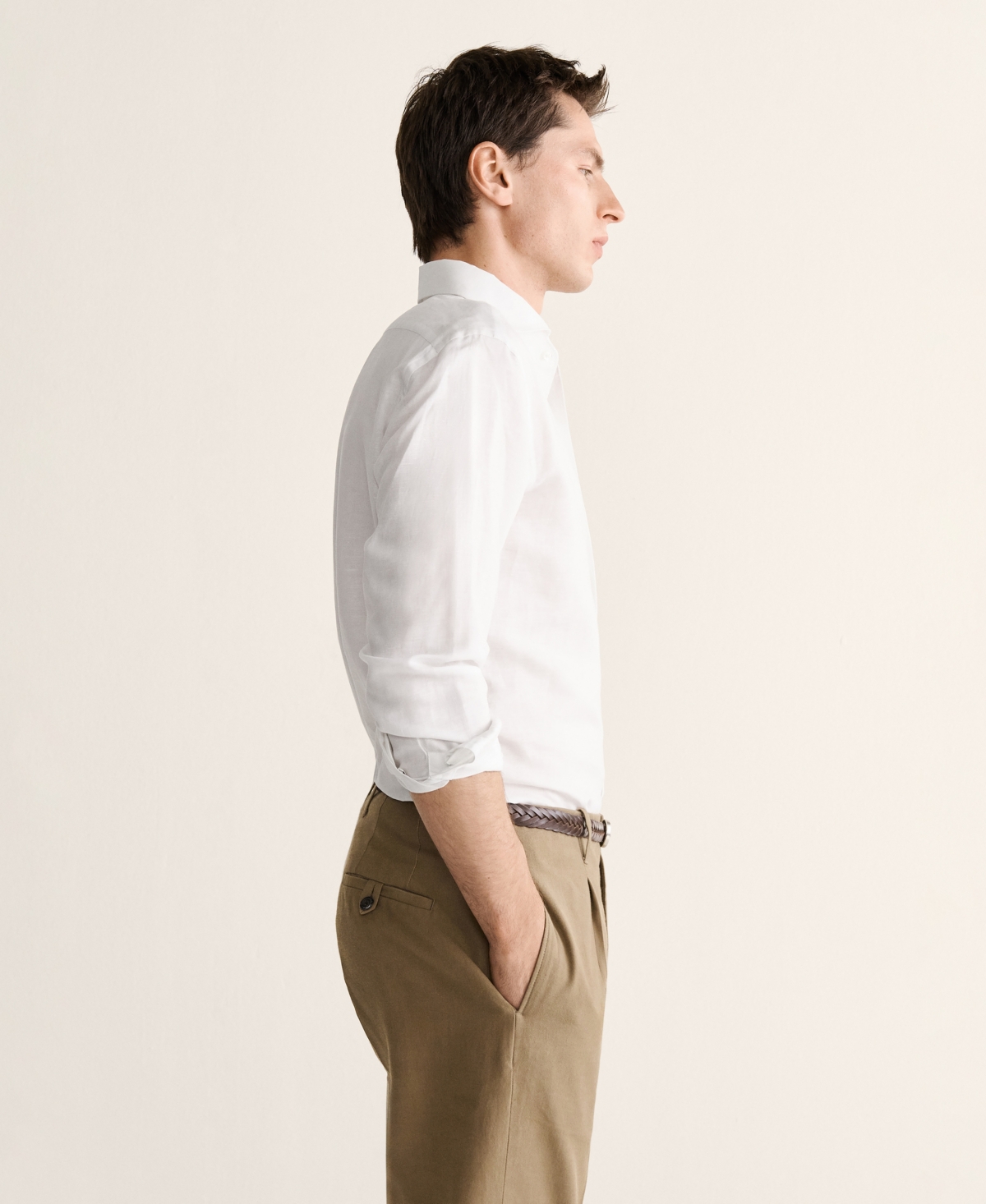 Mango Men's Regular-Fit Linen Shirt