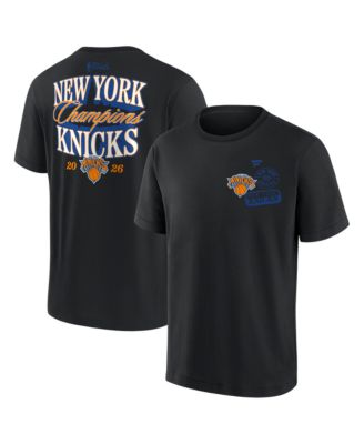Men's Black New York Knicks 2026 NBA Champions Elevated Legacy Heavyweight T-Shirt