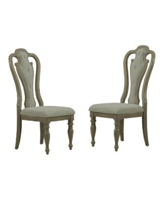 Magnolia Manor Splat Back Uph Side Chair  Set of 2
