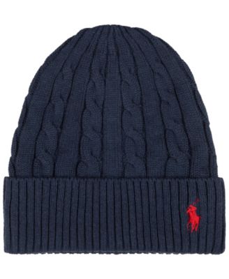 Men's Cashmere Cable Beanie Hat