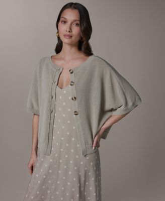 Women's Crewneck Cardigan Sweater