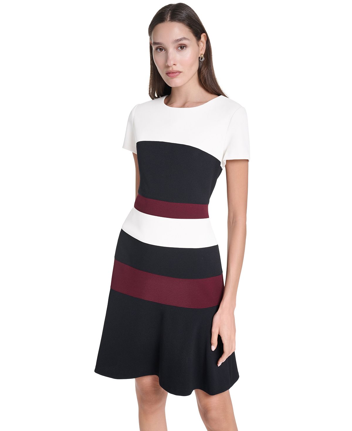 Tommy Hilfiger Petite Scuba Crepe Sheath Dress view 2 — MAYCSS fashion products