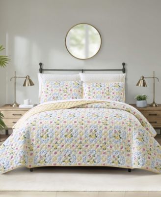 Maggie Floral 7-Piece Quilt Set, Queen