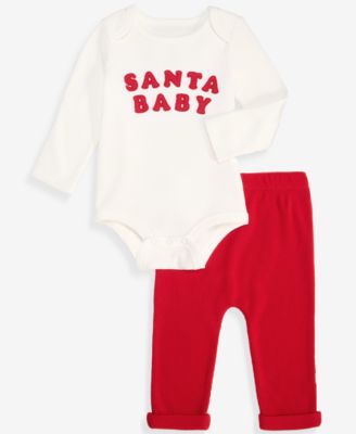 Baby Santa Bodysuit & Pants, 2-Piece Set
