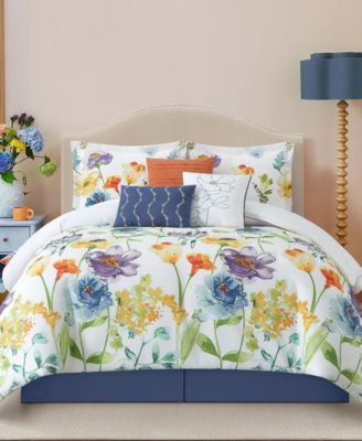 Anayel Floral 7-Piece Comforter Set, King