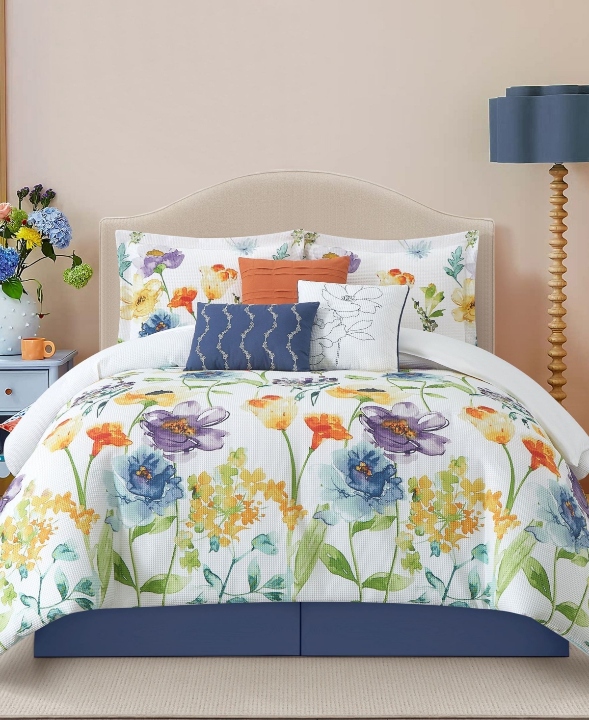 Stratford Park Anayel Floral 7-Piece Comforter Set