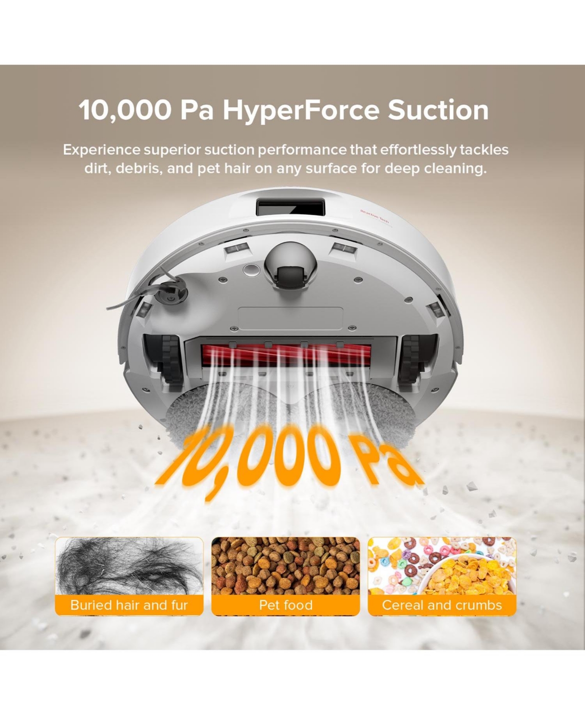Roborock Qrevo Series Robot Vacuum and Mop – Building on Qrevo Pro,10,000 Pa Suction, Self-Emptying & Refilling, Auto Mop Washing and Auto Drying