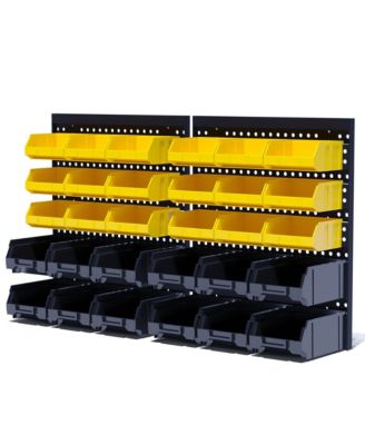 Wall Mounted Plastic Tool Organizer Hardware Storage Box