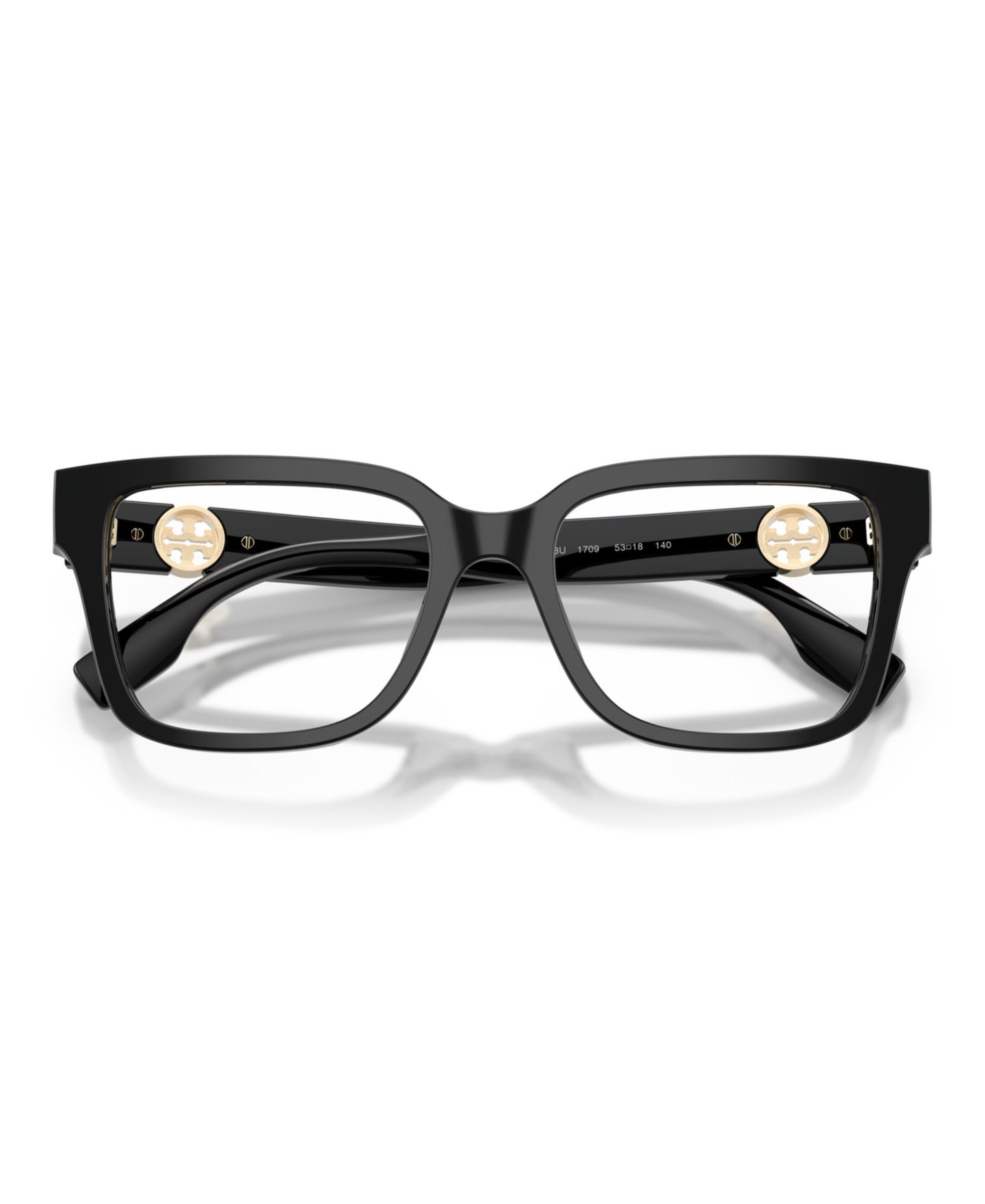 Женские очки Tory Burch Woman Square Plastic TY2168U Eyeglasses, цвет: Чёрный — фото 3
