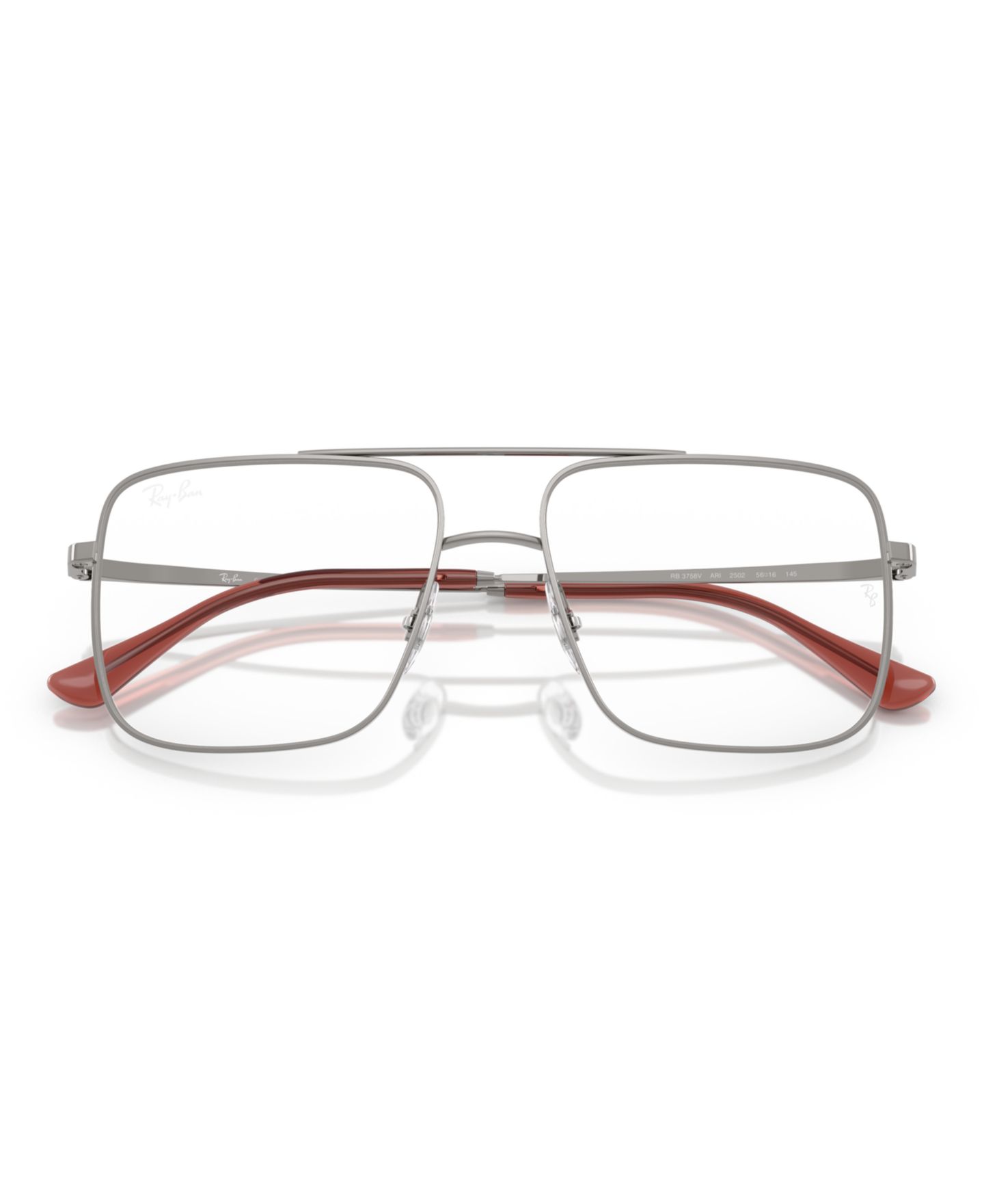 Очки Ray-Ban Unisex Ari Optics Eyeglasses, RB3758V, цвет: Графитовый металлик — фото 5