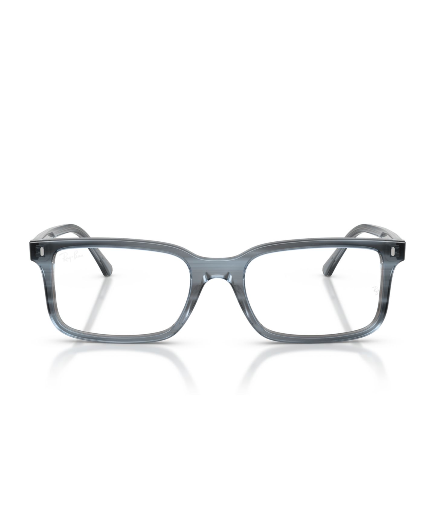 Очки Ray-Ban Unisex Eyeglasses, RB5445, цвет: Полосатый синий — фото 2
