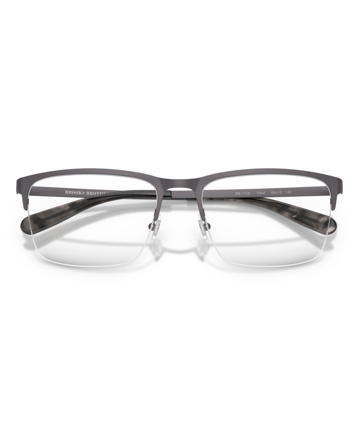 B by Brooks Brothers Men's Rectangle Eyeglasses