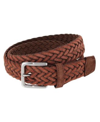 Big & Tall Apollo Italian Braided Suede Versatile Belt