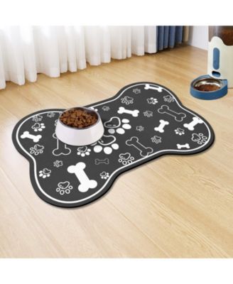 Pet Feeding Mat Diatom Mud Quick Absorbent Non-Slip Easy Clean Dog Cat Bowl Placemat