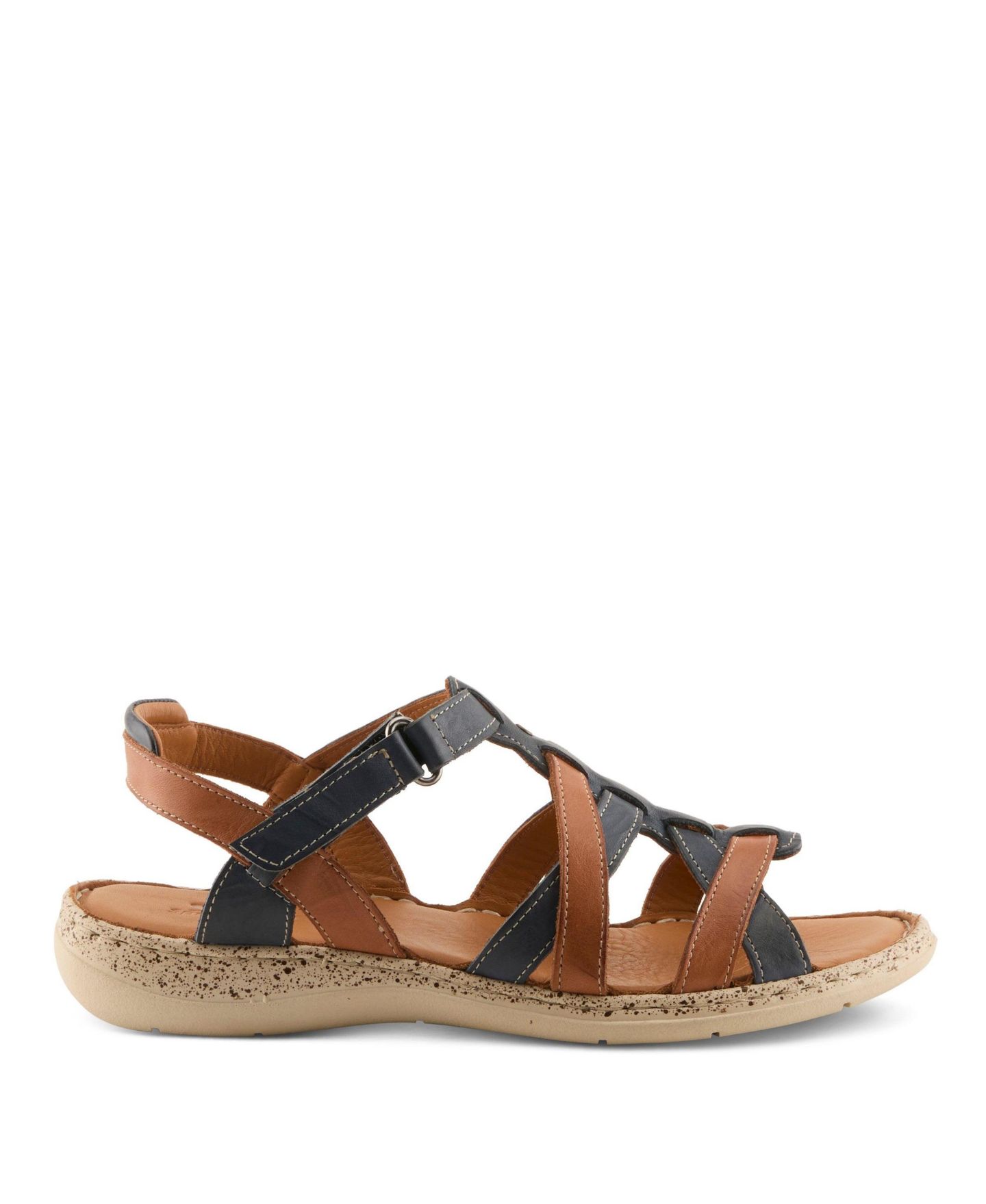 Женские сандалии Spring Step Nyxelle Gladiator with Leather Upper, цвет: Тёмно-синий разноцветный — фото 5
