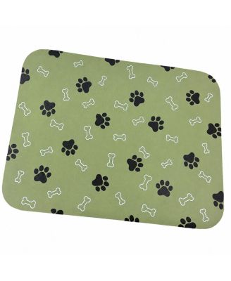 Pet Cat Dog Feeding Mat Non-Slip Quick Dry Absorbent Easy Clean Durable