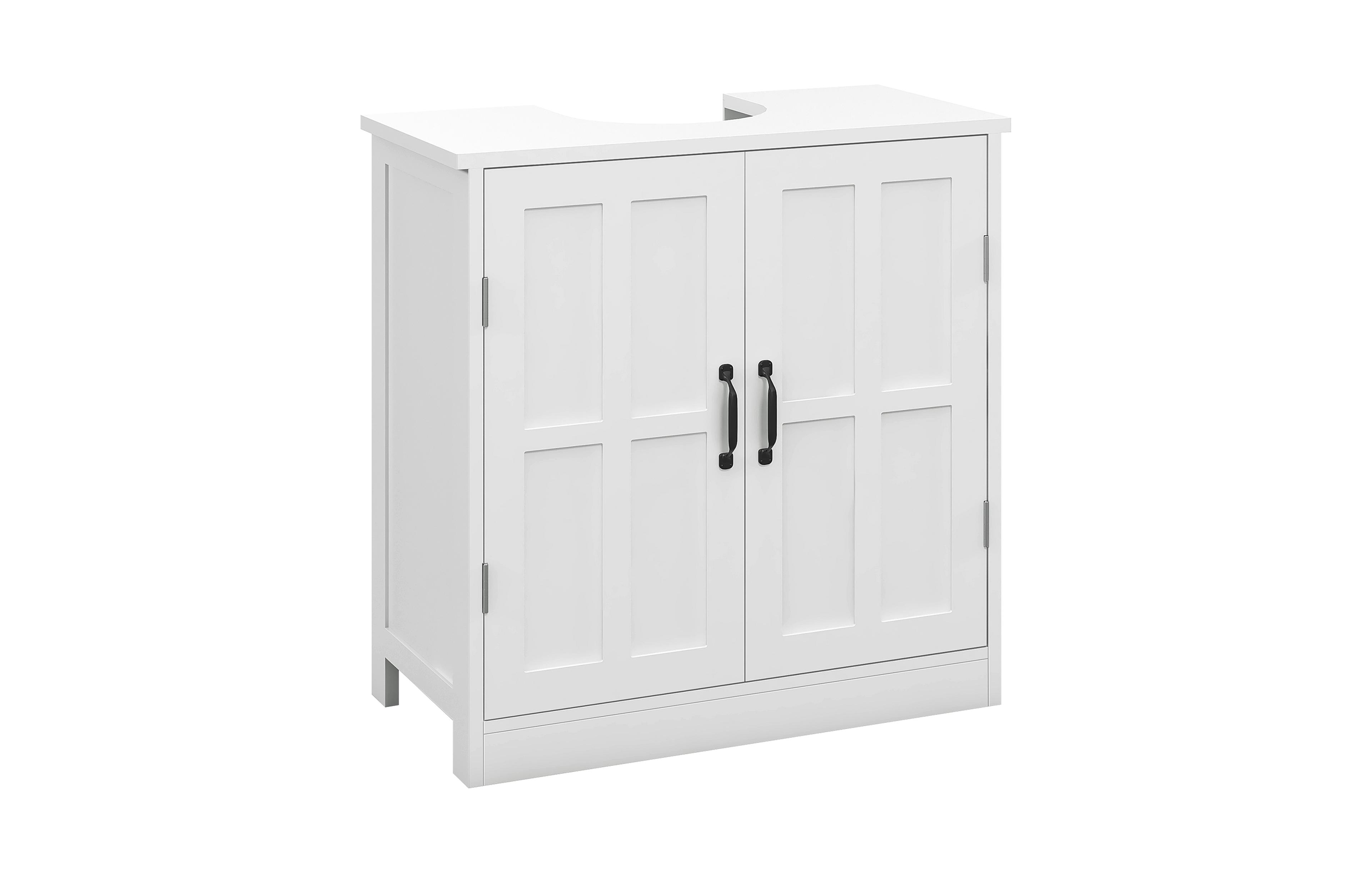 Busdays Bathroom Sink Cabinet Pedestal Sink Cabinet with Adjustable Shelf