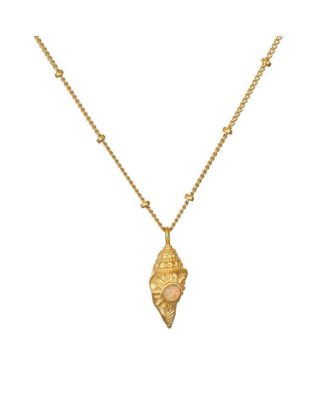 Resilient Spirit Opal Conch Shell Necklace